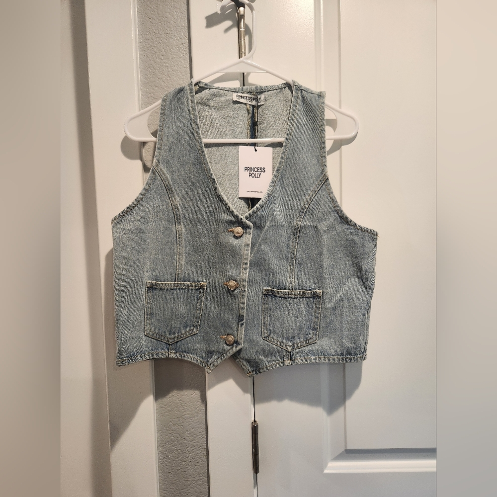 Princess Polly Denim Vest